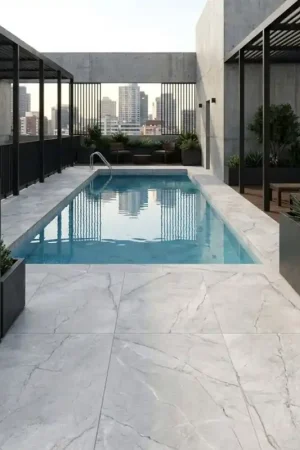 Carrelage terrasse AUREA ROCK Ivory 60×120 cm Bon Marché